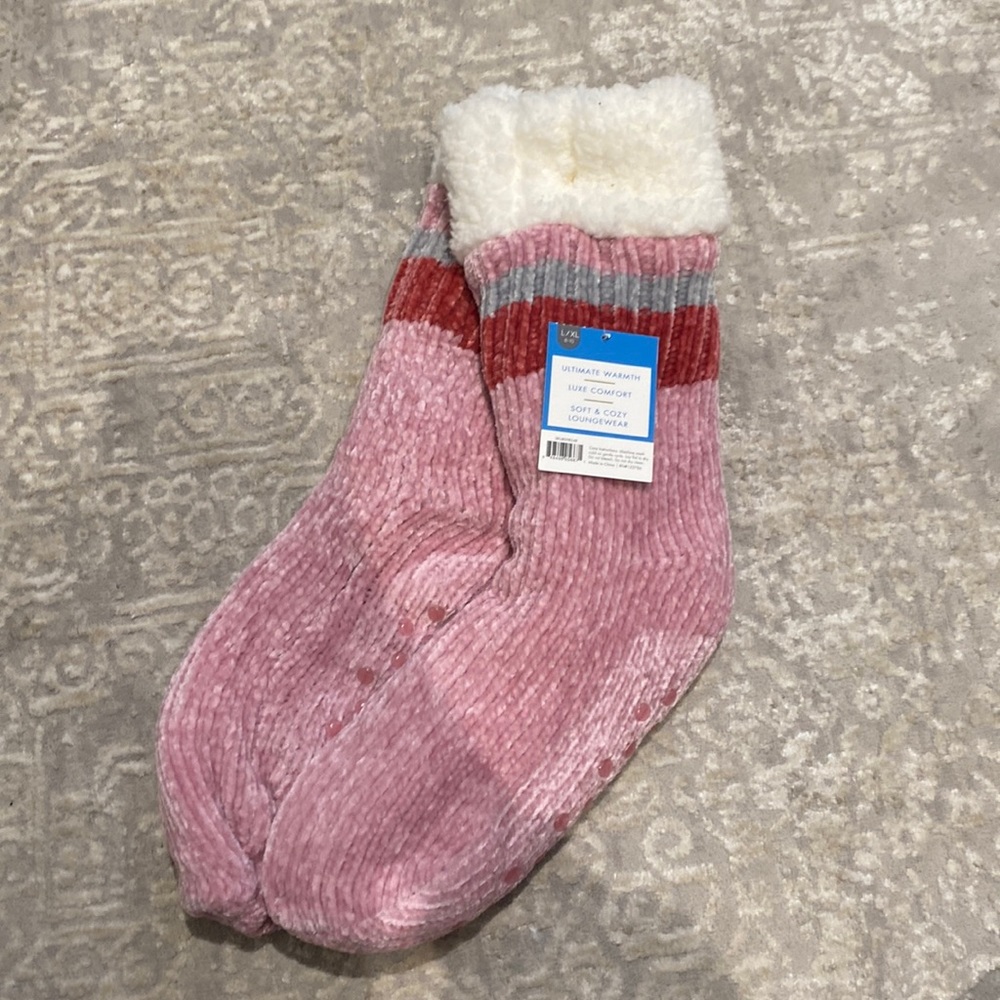 Comfy fuzzy socks